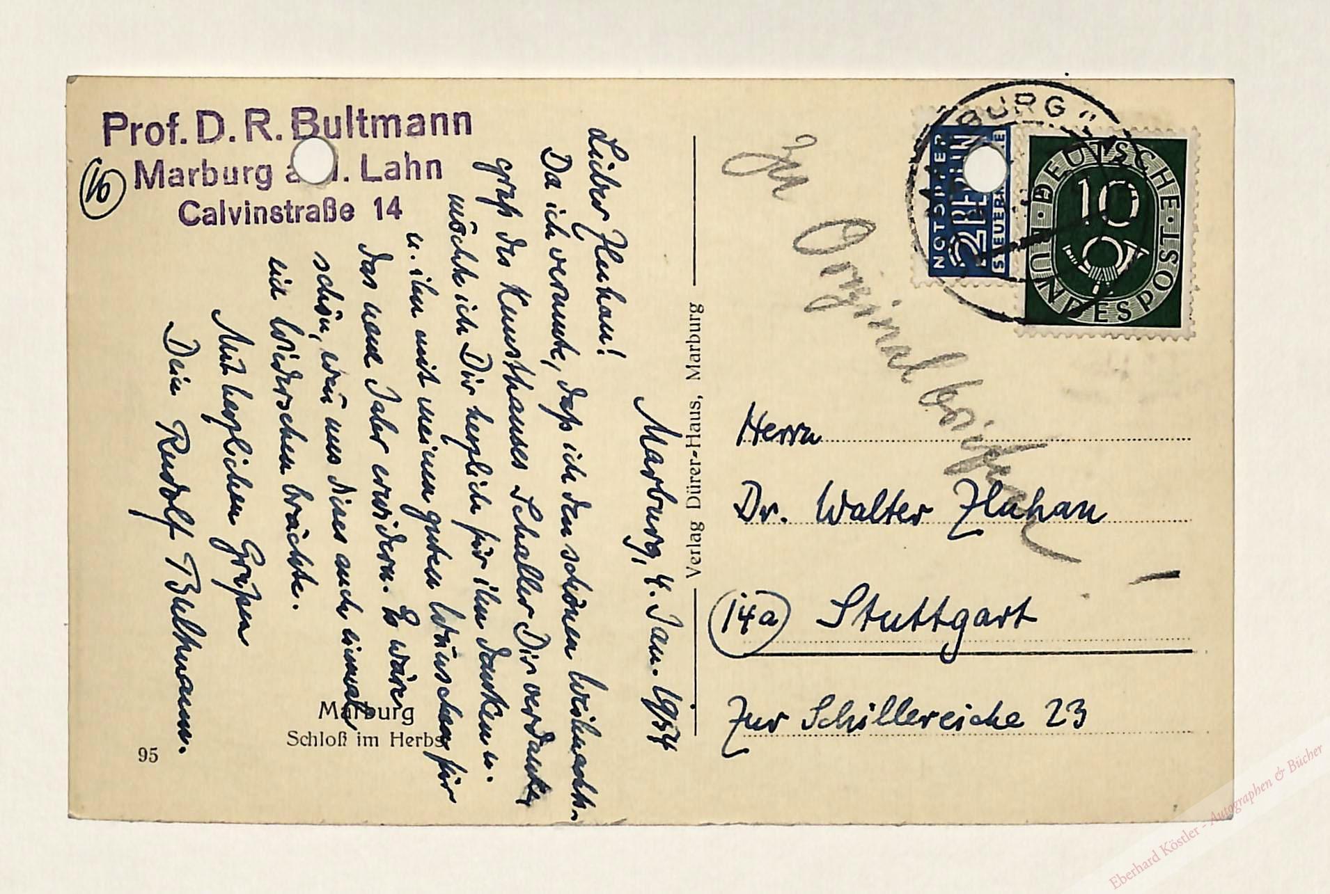 Bultmann, Rudolf, Theologe (18841976).