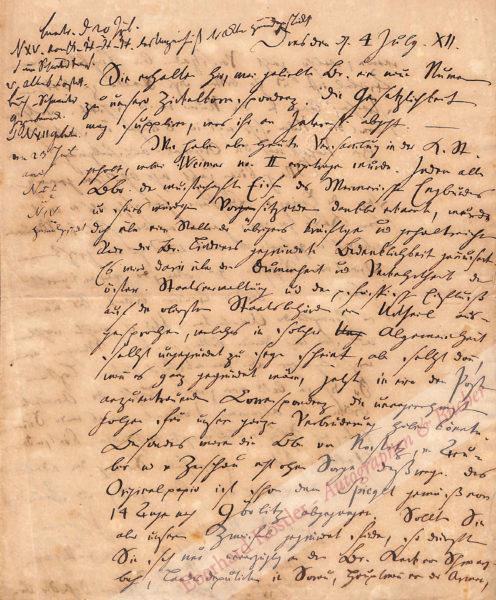 Schriftsteller und Archäologe (1760-1835). Schriftsteller und Archäologe (1760-1835).