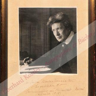 Busoni, Ferruccio, Komponist und Pianist (1866-1924).
