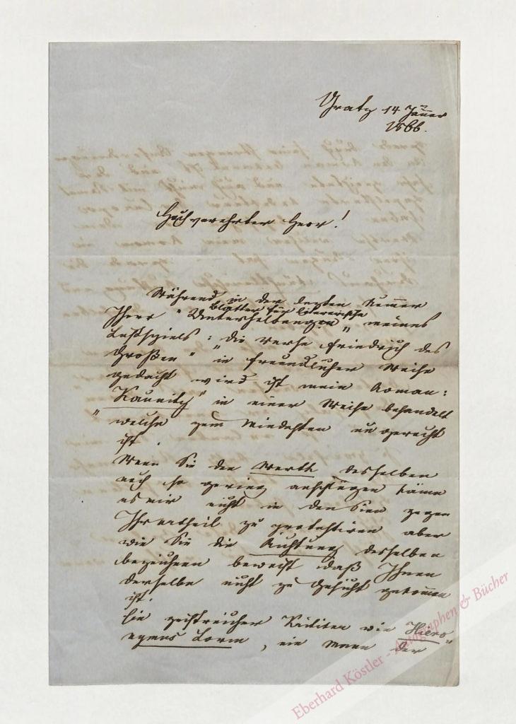 SacherMasoch, Leopold von, Schriftsteller (18361895).