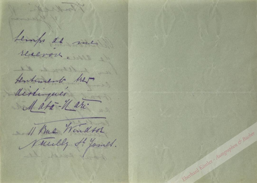 Tänzerin und Spionin (1876-1917). Tänzerin und Spionin (1876-1917).