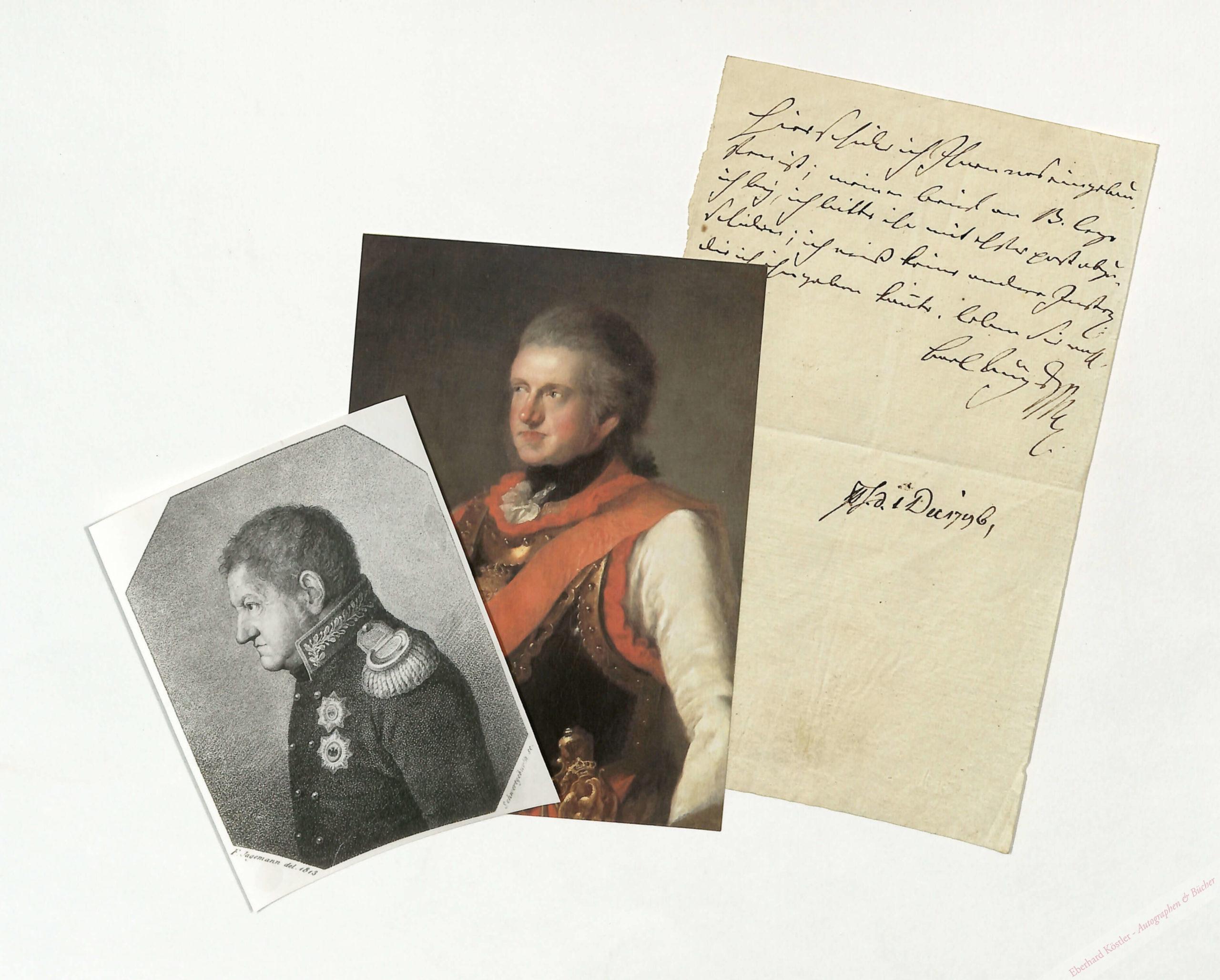 Goethe-Kreis - Carl August, Großherzog von Sachsen-Weimar-Eisenach (1757-1828). Goethe-Kreis - Carl August, Großherzog von Sachsen-Weimar-Eisenach (1757-1828).