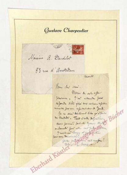Charpentier, Gustave, Komponist (1860-1956).