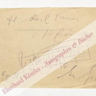 Eysler, Edmund, Komponist (1874-1949). Eysler, Edmund, Komponist (1874-1949).