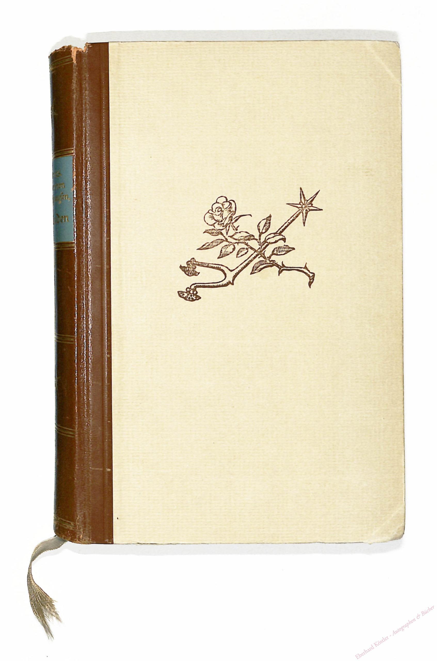 Münchhausen, Börries von, Schriftsteller (1874-1945). Münchhausen, Börries von, Schriftsteller (1874-1945).