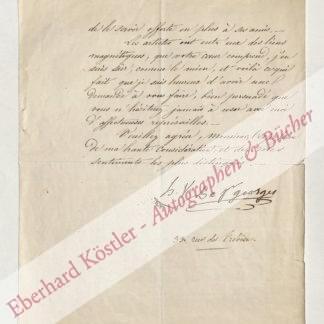 Saint-Georges, Henri Vernoy de, Dramatiker, Librettist und Intendant (1799-1875). Saint-Georges, Henri Vernoy de, Dramatiker, Librettist und Intendant (1799-1875).