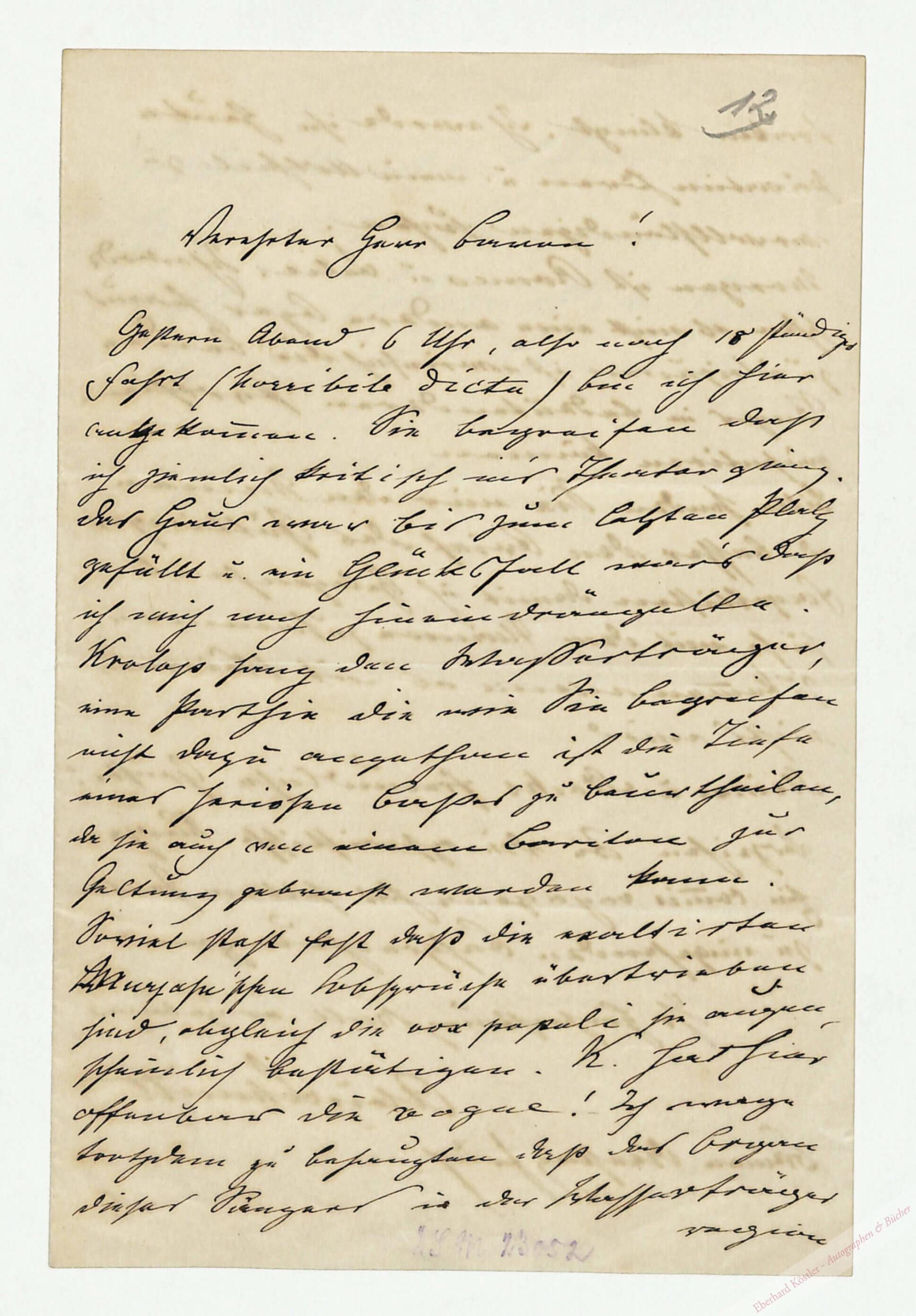 Schmitt, Georg Aloys, Komponist und Pianist (1827-1902). Schmitt, Georg Aloys, Komponist und Pianist (1827-1902).