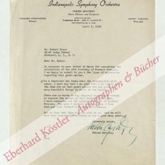 Sevitzky, Fabien, Dirigent (1891-1967).