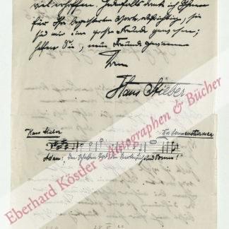 Stieber, Hans, Komponist (1886-1969). Stieber, Hans, Komponist (1886-1969).