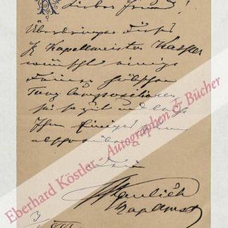 Kaulich, Josef, Komponist (1827-1901). Kaulich, Josef, Komponist (1827-1901).