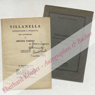 Parodi, Renato, Komponist (1900-1974).
