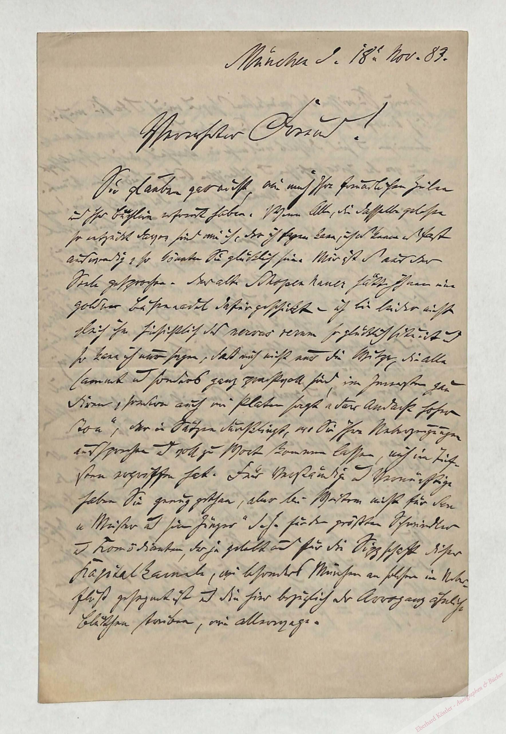 Paul, Richard, Maler und Schriftsteller (1843-1900). Paul, Richard, Maler und Schriftsteller (1843-1900).