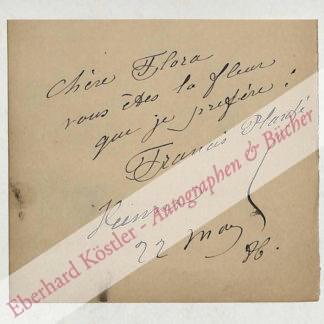 Planté, Francis, Pianist (1839-1934).