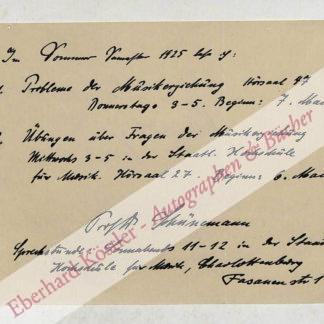 Schünemann, Georg, Musikwissenschaftler (1884-1945).