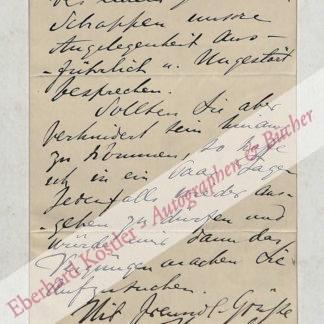 Swert, Jules de, Cellist und Komponist (1843-1891).