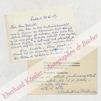 Westerman, Gerhart von, Komponist und Intendant (1894-1963).