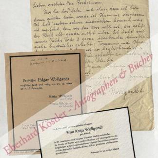 Wollgandt, Käthe, (1886-1968). Wollgandt, Käthe, (1886-1968).