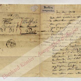 Bertini, Henri Jérome, Komponist und Pianist (1798-1876). Bertini, Henri Jérome, Komponist und Pianist (1798-1876).