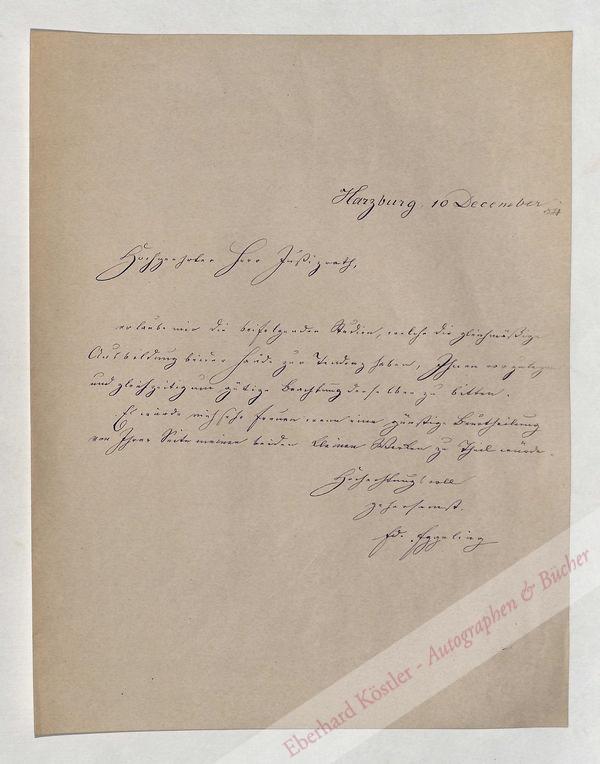 Eggeling, Eduard, Klavierlehrer (1813-1885). Eggeling, Eduard, Klavierlehrer (1813-1885).