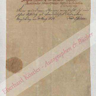 Esslair, Ferdinand, Schauspieler (1772-1840). Esslair, Ferdinand, Schauspieler (1772-1840).