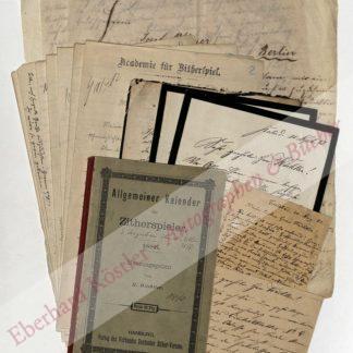 Zither -  Albert, Max, Komponist und Zitherspieler (1833-1882).