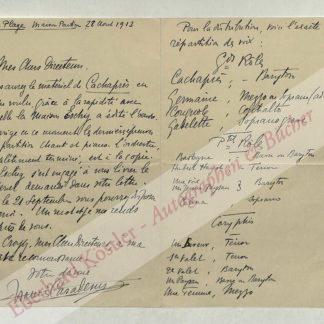 Casadesus, Francis Louis, Komponist (1870-1954). Casadesus, Francis Louis, Komponist (1870-1954).