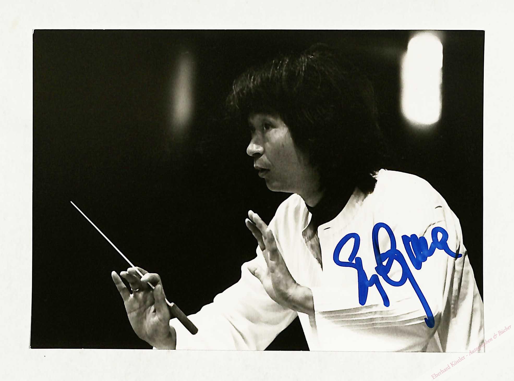 Ozawa, Seiji, Dirigent (1935-2024). Ozawa, Seiji, Dirigent (1935-2024).