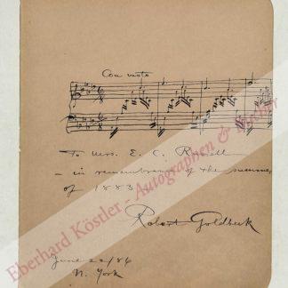 Goldbeck, Robert, Komponist (1839-1908).