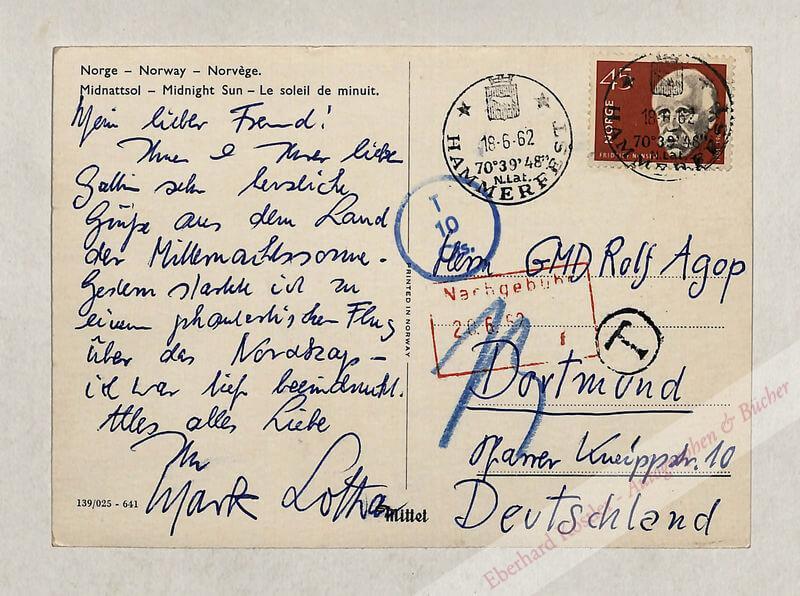 Lothar, Mark, Politiker (1902-1985). Lothar, Mark, Politiker (1902-1985).