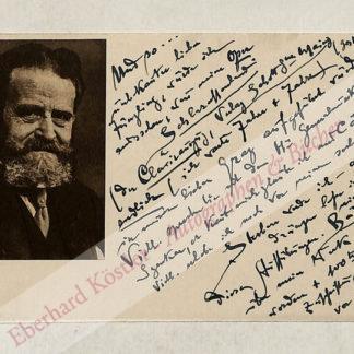 Weinberger, Charles, Komponist (1861-1939).