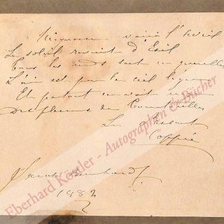 Bernhardt, Sarah, Schauspielerin (1844-1923).