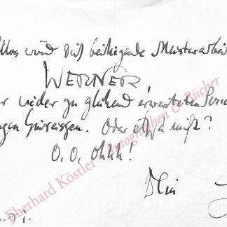 Einem, Gottfried von, Komponist (1918-1996).