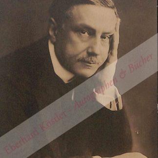 Reznicek, Emil Nikolaus Frhr. von, Dirigent (1860-1945). Reznicek, Emil Nikolaus Frhr. von, Dirigent (1860-1945).