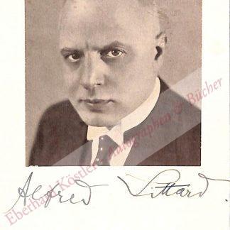 Sittard, Alfred, Orgelvirtuose und Komponist  (1878-1942).