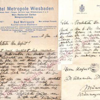 Weingartner, Felix, Dirigent und Komponist (1863-1942).