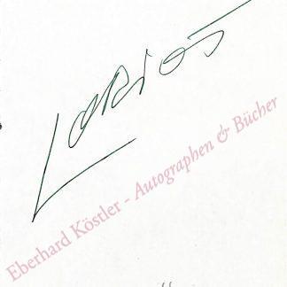 Loriot (d. i. Vicco von Bülow), Schriftsteller und Graphiker (1923-2011).