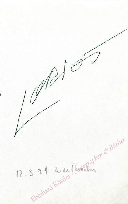 Loriot (d. i. Vicco von Bülow), Schriftsteller und Graphiker (1923-2011).