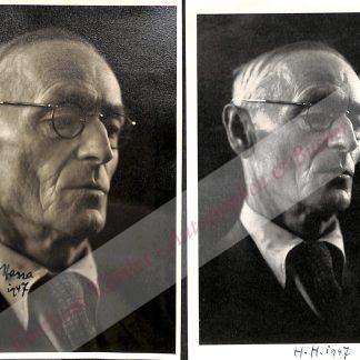 Hesse, Hermann, Schriftsteller und Nobelpreisträger (1877-1962).