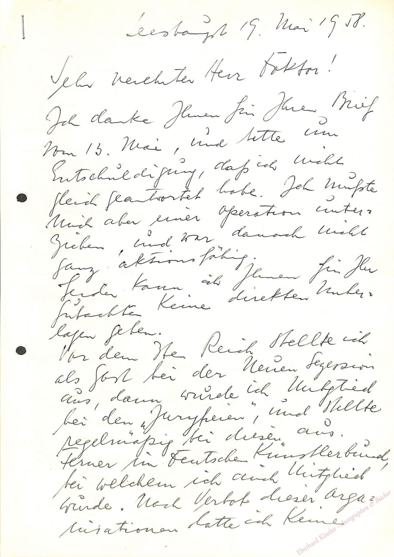 Hanfstaengl - Geitlinger, Ernst, Maler (1895-1972). Hanfstaengl - Geitlinger, Ernst, Maler (1895-1972).