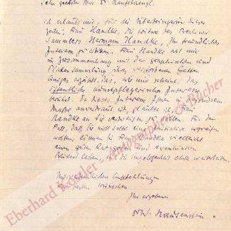 Hanfstaengl -  Hausenstein, Wilhelm, Kunsthistoriker (1892-1957).