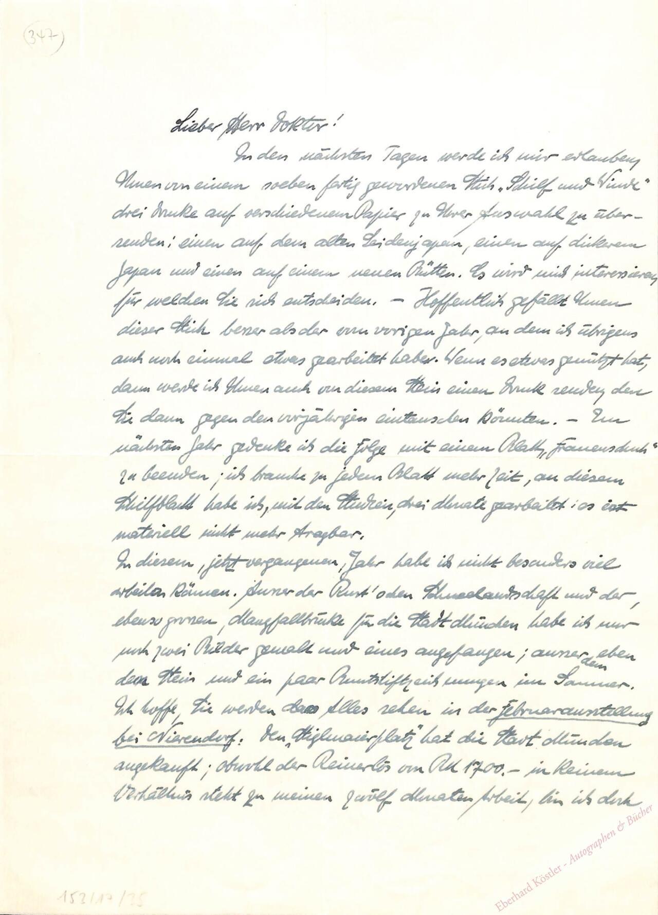 Hanfstaengl - Heise, Wilhelm, Maler (1982-1965). Hanfstaengl - Heise, Wilhelm, Maler (1982-1965).