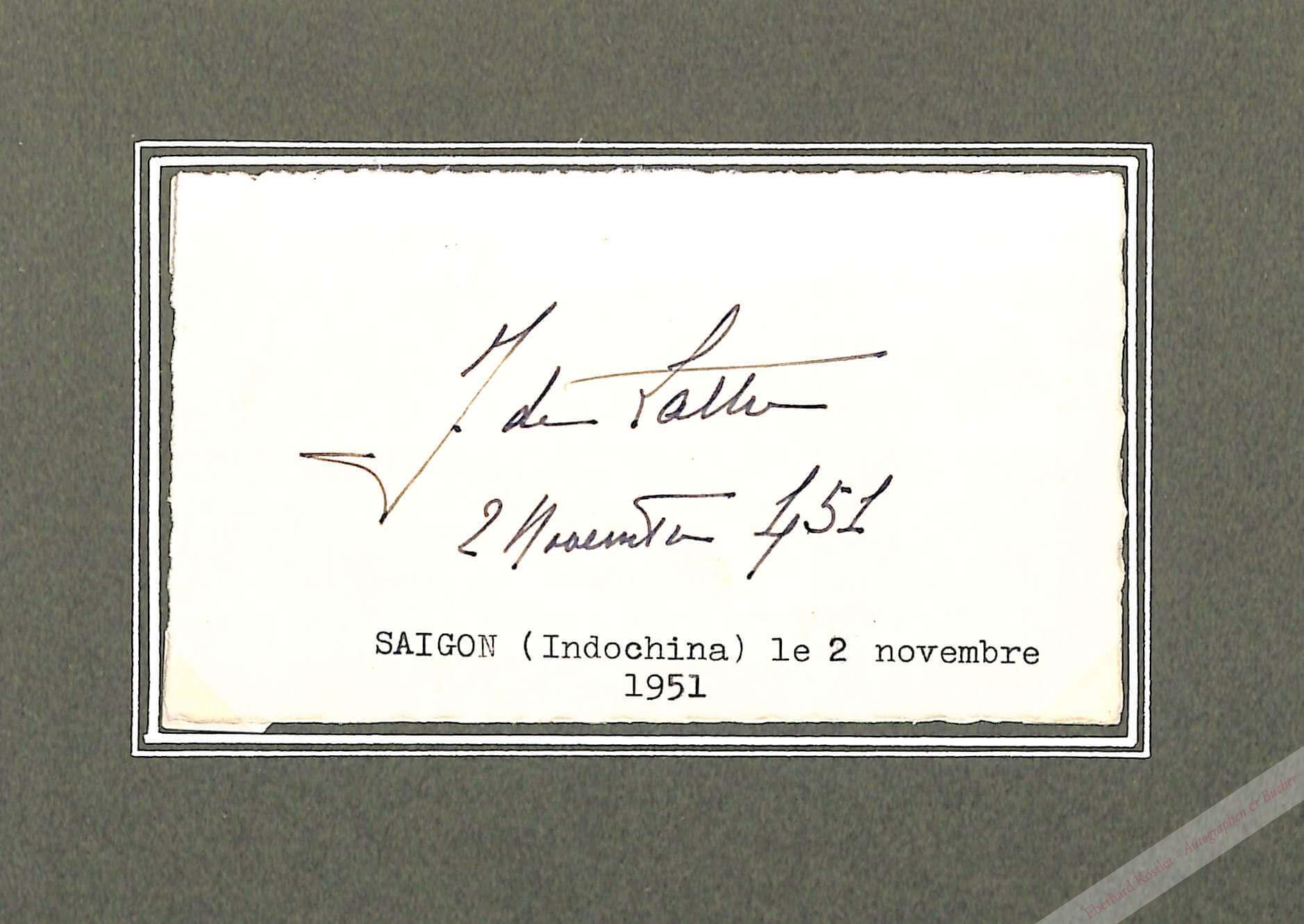 Jean de Lattre de Tassigny