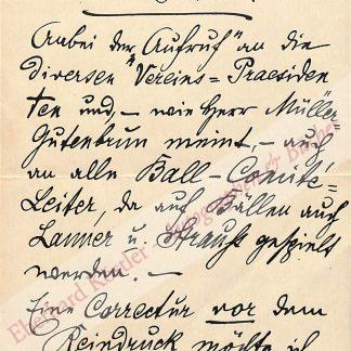 Lanner -  Radler, Friedrich von, Schriftsteller (1847-1924).