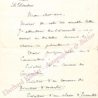 Rabaud, Henri, Komponist (1873-1949).