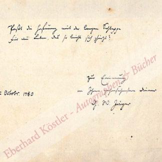 Jäger. Gottlieb Wilhelm