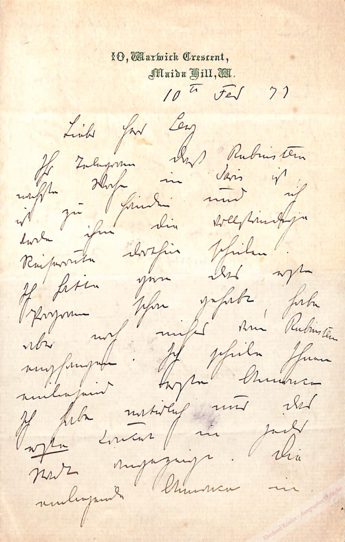 Rubinstein - Rosa Rubinstein - Rosa