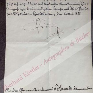 Friedrich III. (als Kronprinz Friedrich Wilhelm), Deutscher Kaiser, König von Preußen (1831-1888).