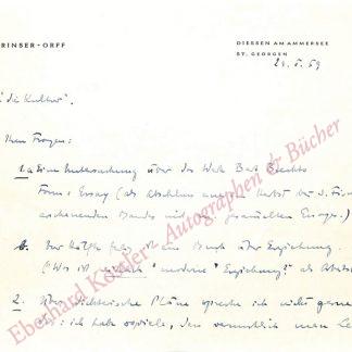 Rinser, Luise, Schriftsteller (1911- 2002).
