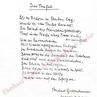 Guttenbrunner, Michael, Schriftsteller (1919-2004).