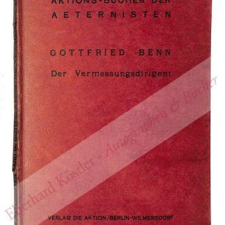 Benn, Gottfried, Schriftsteller (1886-1956).